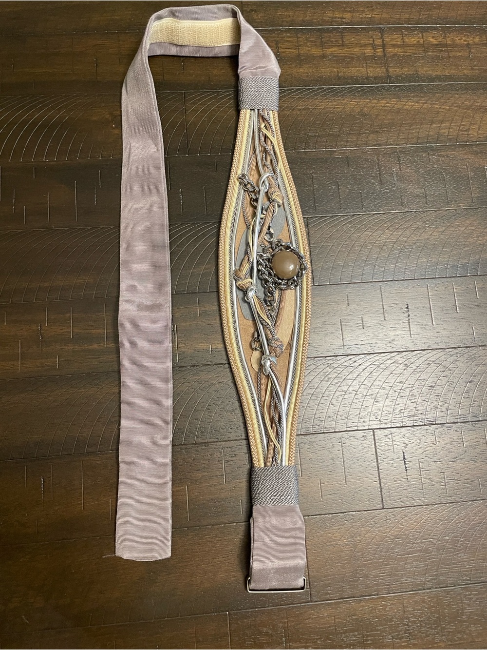 Carolyn Tanner Designs Vintage Stretch Waist Belt Boho Statement Belt Adjustable - Picture 2 of 6
